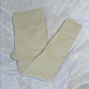 JoyLab Cream Cable Knit Leggings